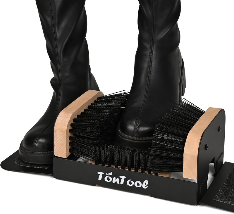 TonTool Boot Brush Scraper Outdoor - Boot Cleaner Brush Outdoor Heavy Duty - Heavy Duty Boot Scrubber - Image 2